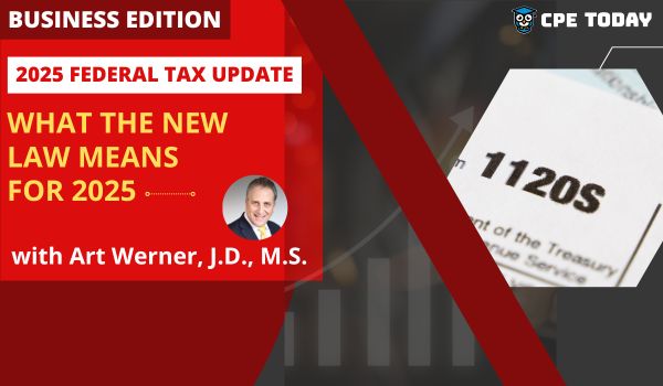 Federal Business Tax Update: What the New Law Means for 2025