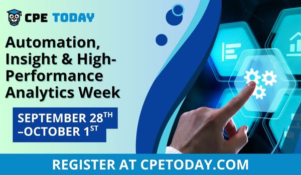 Automation, Insight & High-Performance Analytics Week