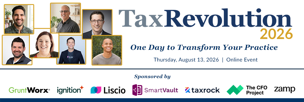 TaxRevolution 2026 — One Day to Transform Your Practice