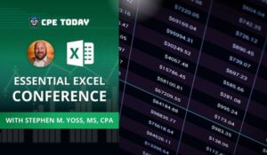 Join us for two back-to-back in-depth Excel courses designed for Accountants and Financial Professionals. Examine cutting-edge ways to store