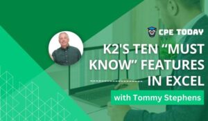 Course - K2's Ten “Must Know” Features In Excel
