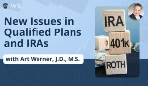 Discover the latest insights and strategies shaping the world of qualified plans and Individual Retirement Accounts (IRAs) with this comprehensive...